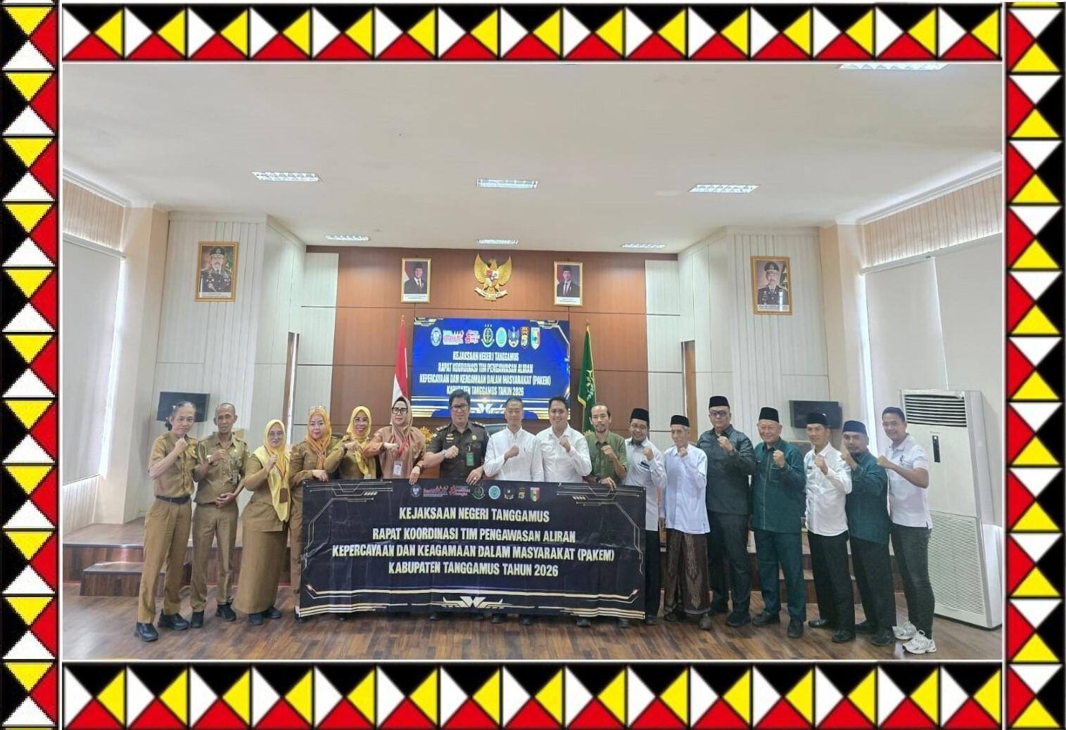 Koordinasi Tim Pengawasan Aliran Kepercayaan dan Keagamaan Masyarakat (PAKEM)